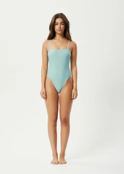 Swimwear<Afends Adi - One Piece Swimsuit Blue Stripe
