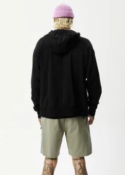 Sweaters & Hoodies<Afends All Day  - Relaxed Hoodie Black