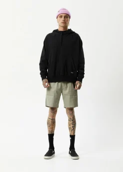 Sweaters & Hoodies<Afends All Day  - Relaxed Hoodie Black