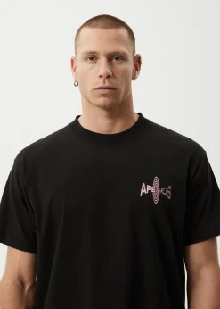 T-Shirts<Afends Altered  - Heavyweight Boxy Tee Black