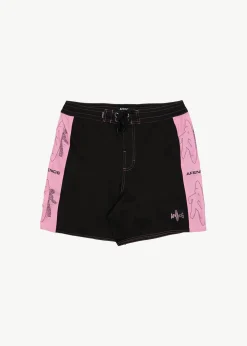 Boardshorts<Afends Altered  - Surf Related Boardshort 18" Black