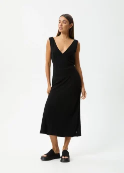 Dresses<Afends Amaya  - Maxi Dress Black