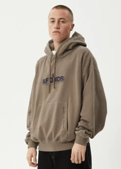 Sweaters & Hoodies<Afends Antic  - Boxy Hoodie Fossil