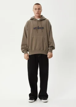 Sweaters & Hoodies<Afends Antic  - Boxy Hoodie Fossil