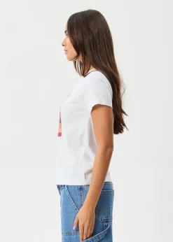 Tees & Shirts<Afends Apocalypso  - Regular Tee White
