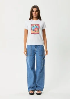 Tees & Shirts<Afends Apocalypso  - Regular Tee White