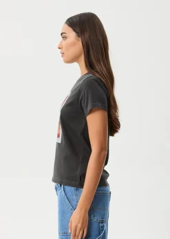 Tees & Shirts<Afends Apocalypso  - Regular Tee Stone Black