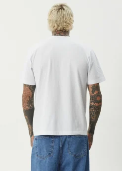 T-Shirts<Afends Apocalypso  - Retro Tee White