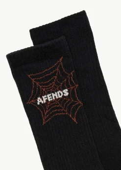 Accessories|Accessories<Afends Art Two Pack  - Socks Two Pack Black