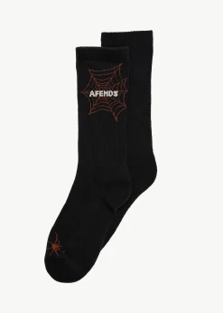 Accessories|Accessories<Afends Art Two Pack  - Socks Two Pack Black