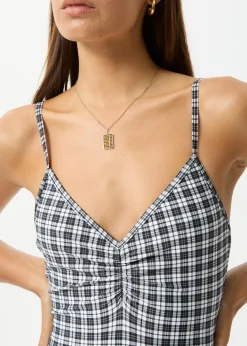 Swimwear<Afends Asher  - Check One Piece Black Check