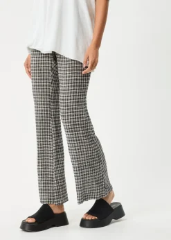 Pants|Sets & Co-Ords<Afends Asta  - Seersucker Flare Pant Steel Check