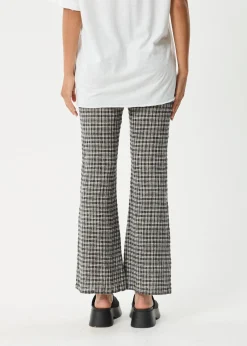 Pants|Sets & Co-Ords<Afends Asta  - Seersucker Flare Pant Steel Check