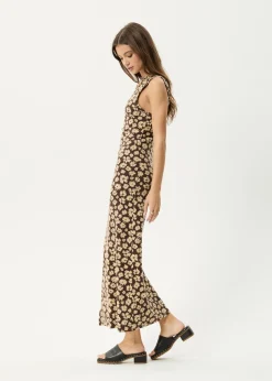 Dresses<Afends Astoria  - Maxi Dress Coffee
