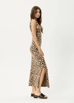 Dresses<Afends Astoria  - Maxi Dress Coffee