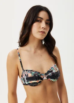 Swimwear<Afends Astral  - Bikini Top Black