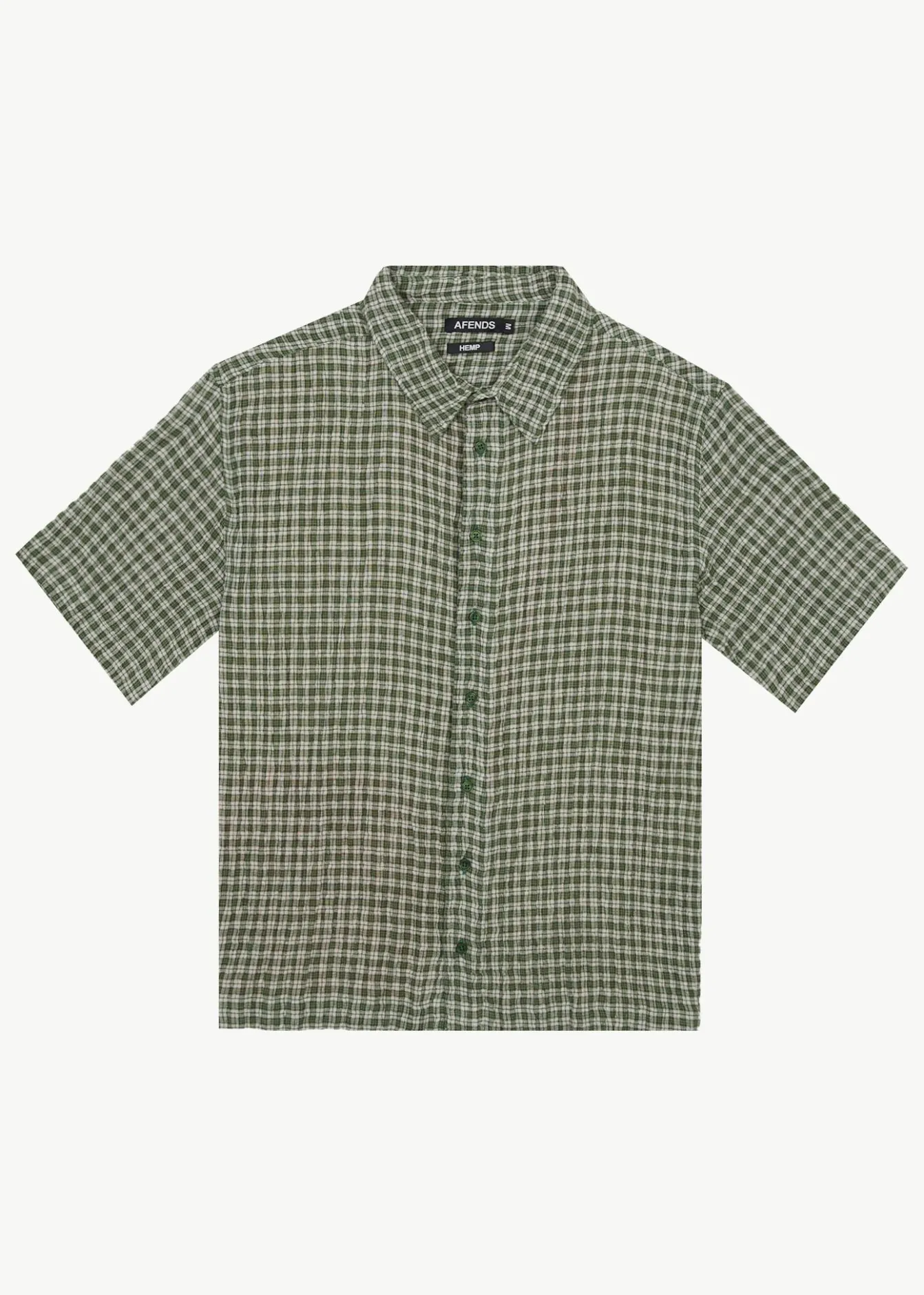Shirts|Sets & Co-Ords<Afends Base - Short Sleeve Shirt Deep Green Check