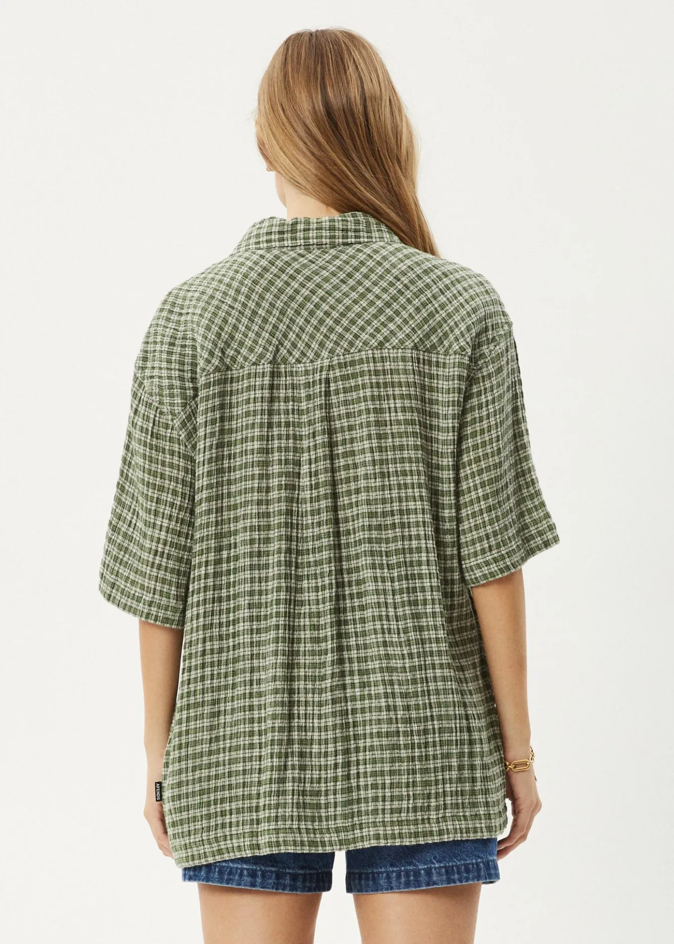 Shirts|Sets & Co-Ords<Afends Base - Short Sleeve Shirt Deep Green Check