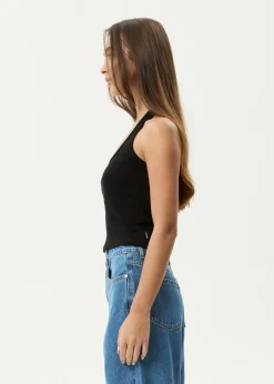 Sets & Co-Ords|Sleeveless<Afends Basis  - Rib Halter Black
