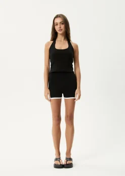 Sets & Co-Ords|Sleeveless<Afends Basis  - Rib Halter Black