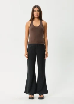 Sets & Co-Ords|Sleeveless<Afends Basis  - Rib Halter Coffee