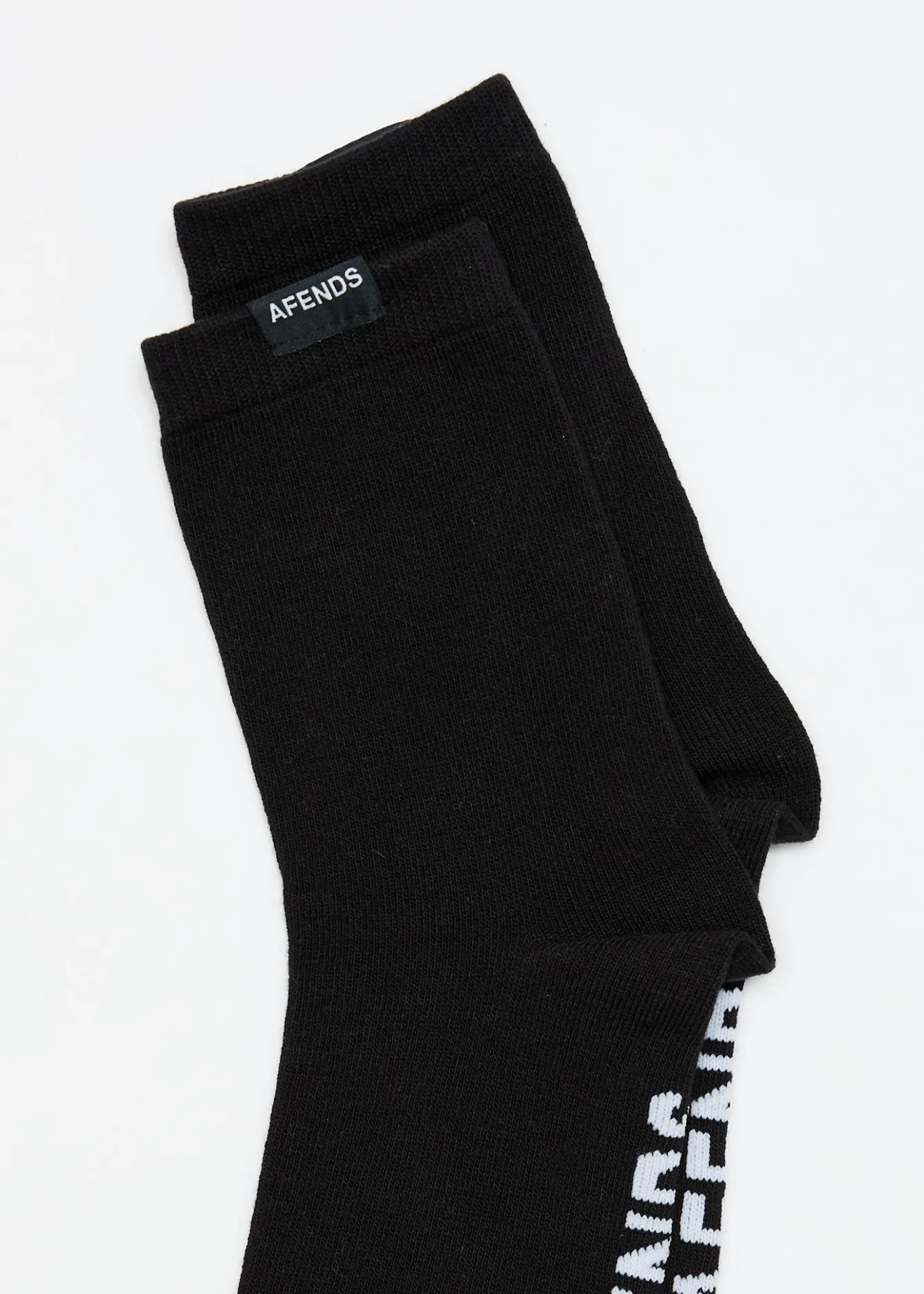 Accessories|Essentials<Afends Basis - Socks Two Pack White / Black