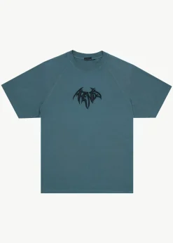 T-Shirts<Afends Bats  - Raglan Boxy Tee Fuel