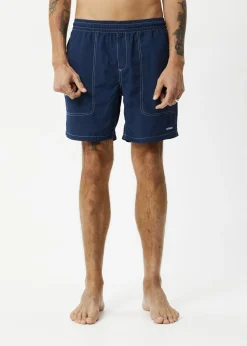 Boardshorts<Afends Baywatch  - Swim Short 18" Navy