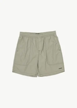 Boardshorts<Afends Baywatch  - Swim Short 18" Olive