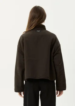 Outerwear<Afends Berlin  - Reversible  Polar Fleece Jacket Coffee