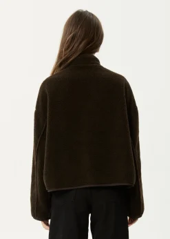 Outerwear<Afends Berlin  - Reversible  Polar Fleece Jacket Coffee