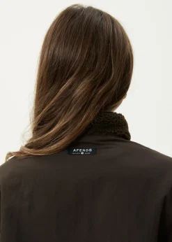 Outerwear<Afends Berlin  - Reversible  Polar Fleece Jacket Coffee