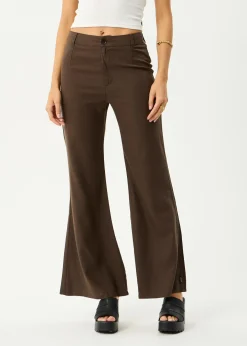 Pants|Essentials<Afends Birkin  - Flares Coffee