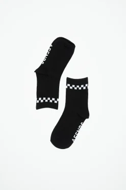 Accessories<Afends Blair  - Socks Two Pack Black / White