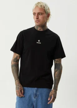 T-Shirts<Afends Burnin  - Retro Tee Black