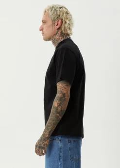 T-Shirts<Afends Burnin  - Retro Tee Black