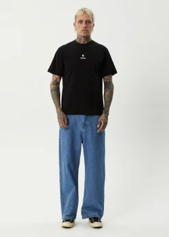 T-Shirts<Afends Burnin  - Retro Tee Black