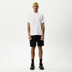 Shorts<Afends Cabal  - Elastic Waist Technical Short Black