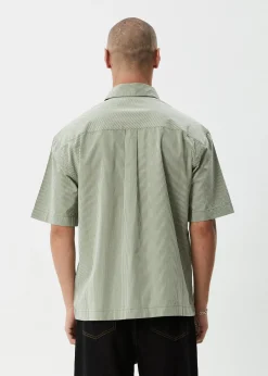 Shirts|Sets & Co-Ords<Afends Candy  - Short Sleeve Shirt Oil Green