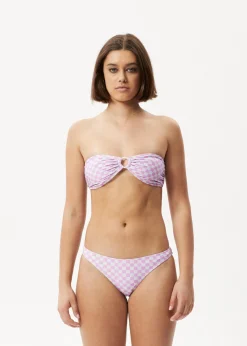 Swimwear<Afends Carlo   -  Check Bikini Bottom Candy