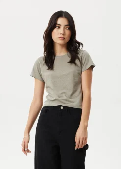 Tees & Shirts|Essentials<Afends Carmen  - Baby Tee Olive