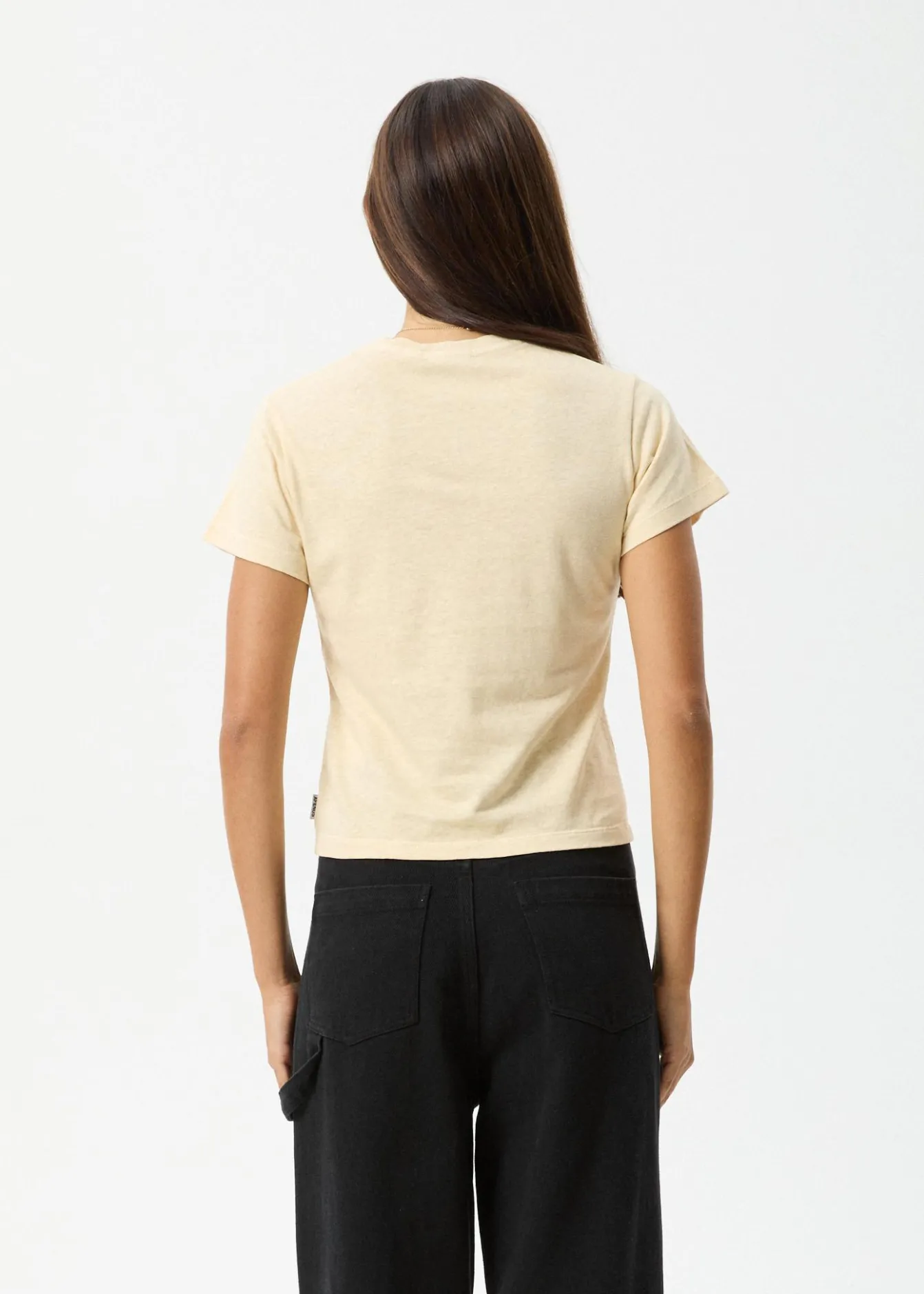 Tees & Shirts|Essentials<Afends Carmen - Baby Tee Sand