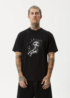 T-Shirts<Afends Carpet Ride  - Retro Tee Black