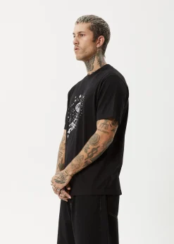 T-Shirts<Afends Carpet Ride  - Retro Tee Black