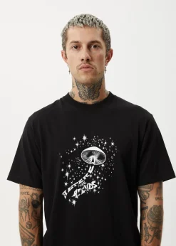 T-Shirts<Afends Carpet Ride  - Retro Tee Black