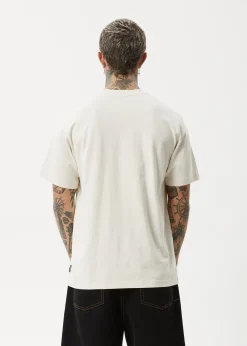 T-Shirts<Afends Carpet Ride  - Retro Tee Moonbeam