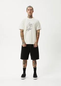 T-Shirts<Afends Carpet Ride  - Retro Tee Moonbeam