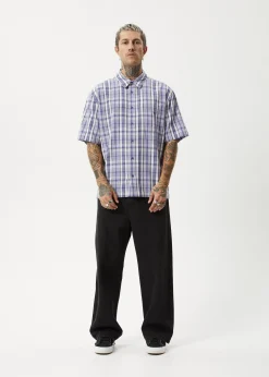 Shirts|Sets & Co-Ords<Afends Check Out  - Short Sleeve Shirt Marlin