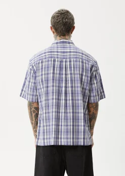 Shirts|Sets & Co-Ords<Afends Check Out  - Short Sleeve Shirt Marlin