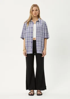 Shirts|Sets & Co-Ords<Afends Check Out  - Short Sleeve Shirt Marlin